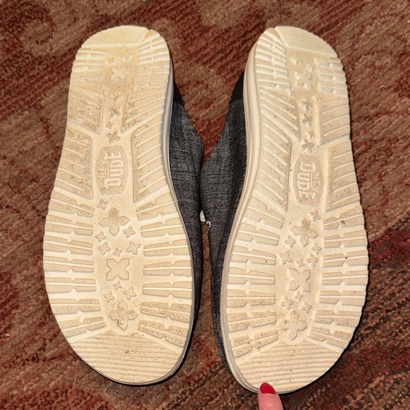 Hey Dude Black and White Patterned Loafers - Picture 2 of 2